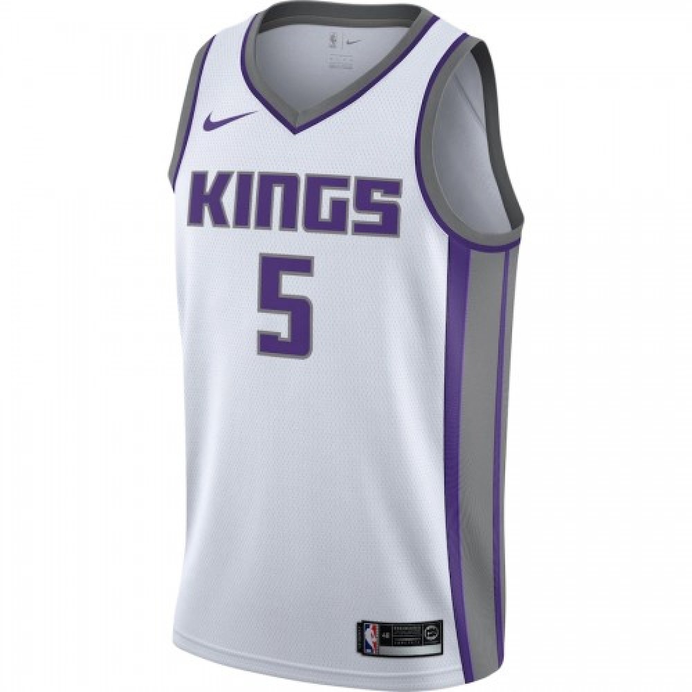Men's Sacramento Kings De'Aaron Fox #5 White Swingman Jersey - Association Edition-Pro Kit Vault | Brand New 26/27 Sports Jerseys